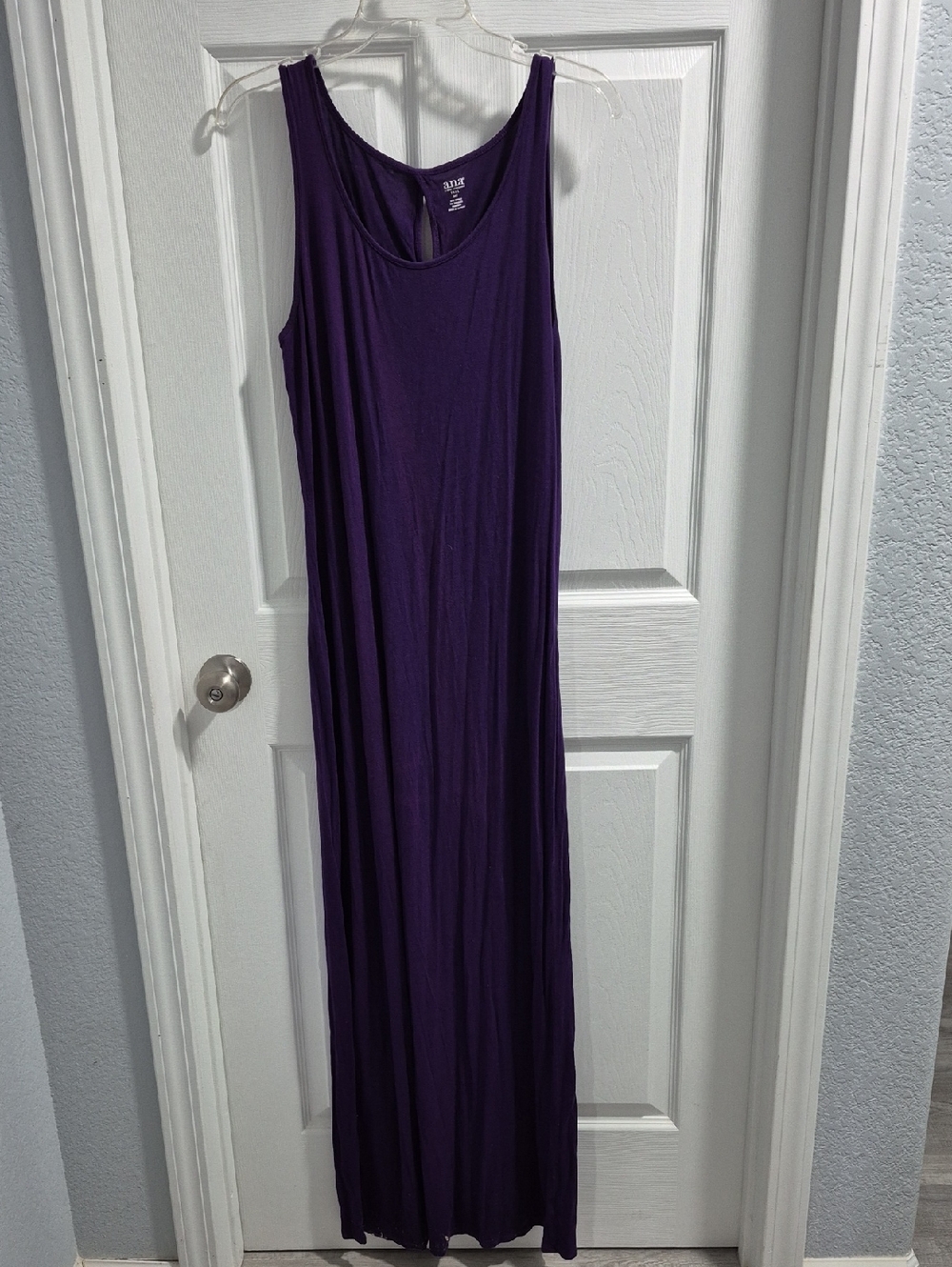 Sleeveless Purple Maxi Dress - Casual Flowy Style